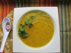 February foods, Trinidad Dahl soup