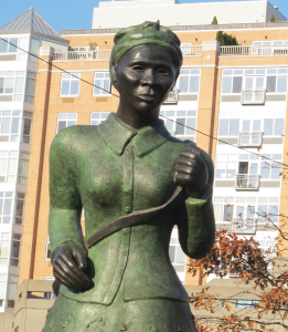 Harriet Tubman statue in Harlem.